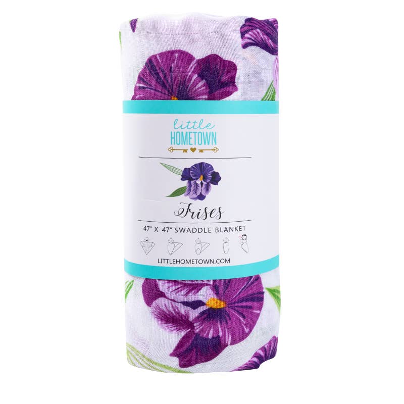 Iris Swaddle Blanket (Unisex)