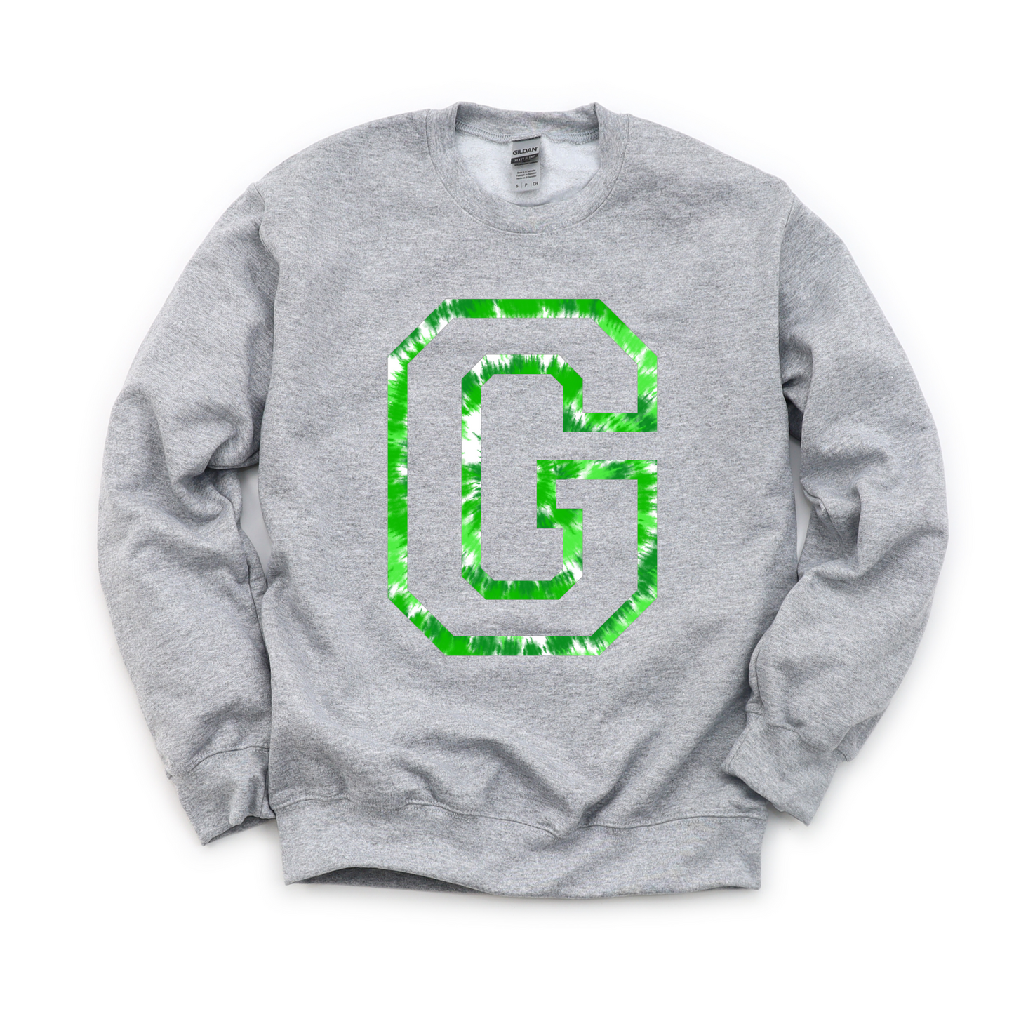 G Green Tie Dye Sweatshirt (Youth & Adult)