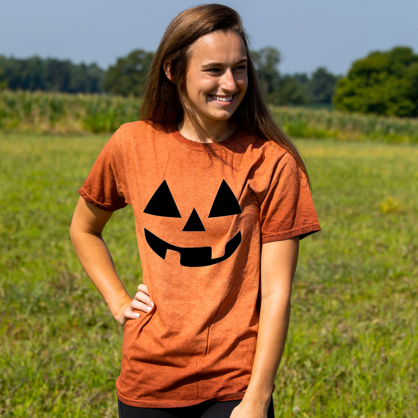 Faded Pumpkin Tee