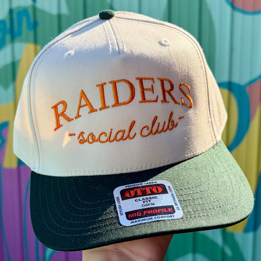 Raiders Social Club Embroidered Two Tone Snapback Trucker Hat