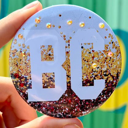 BC Rhinestoned Button