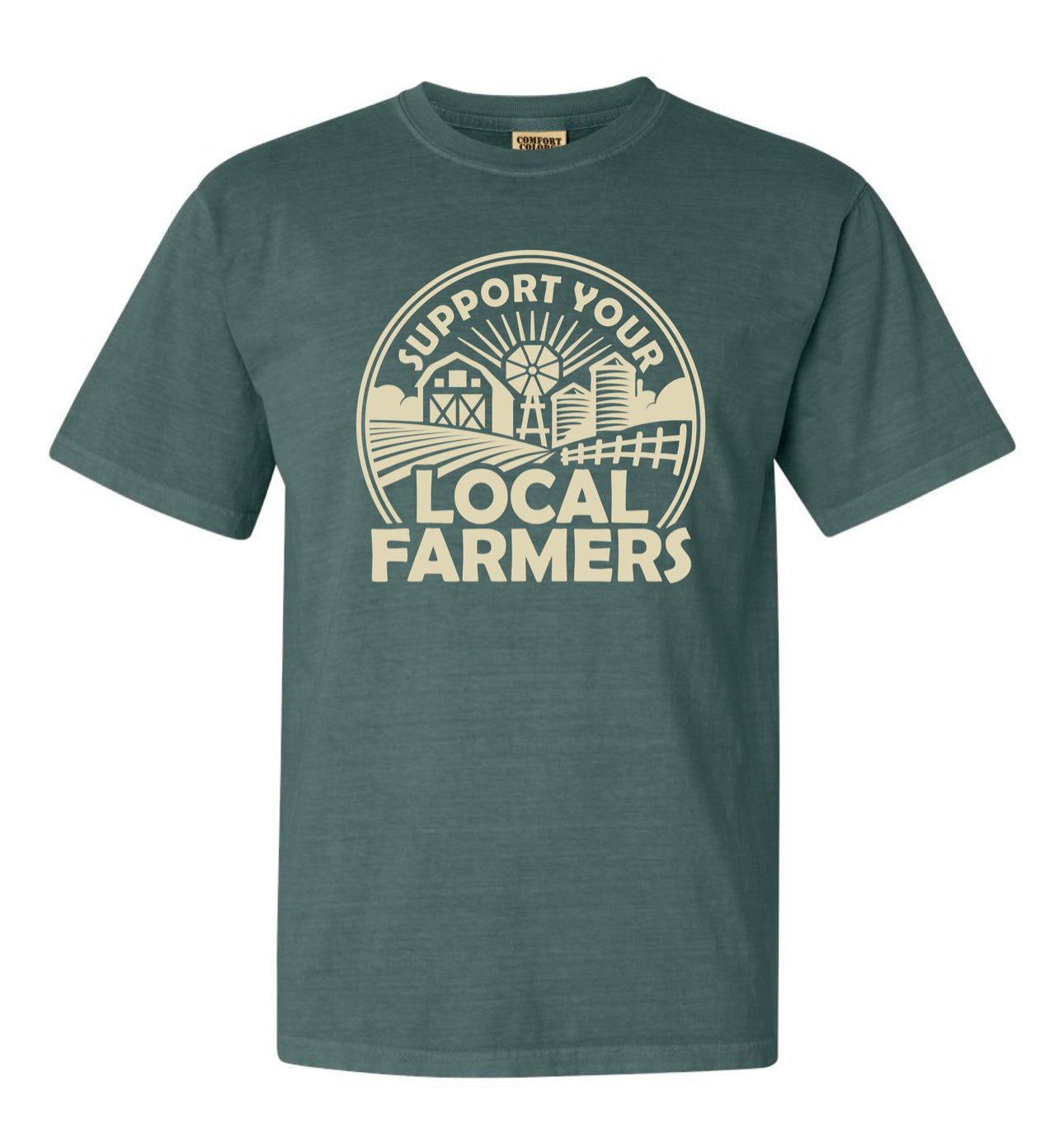 Support Your Local Farmer Comfort Colors Tee
