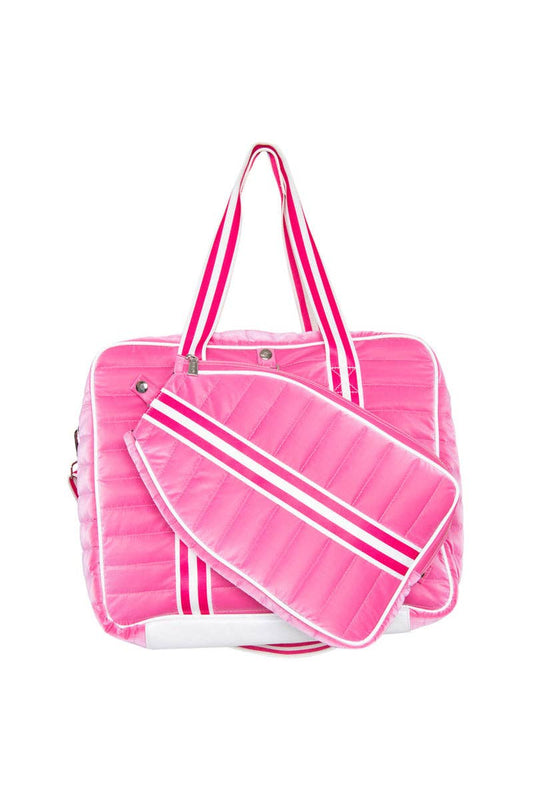 Pickleball Tote Bag (Hot Pink): Hot Pink