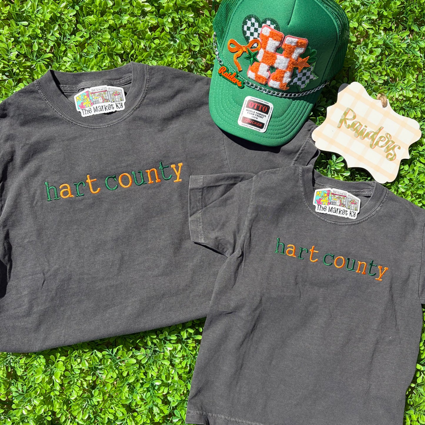 Hart County Embroidered Comfort Colors Tee (Youth & Adult)