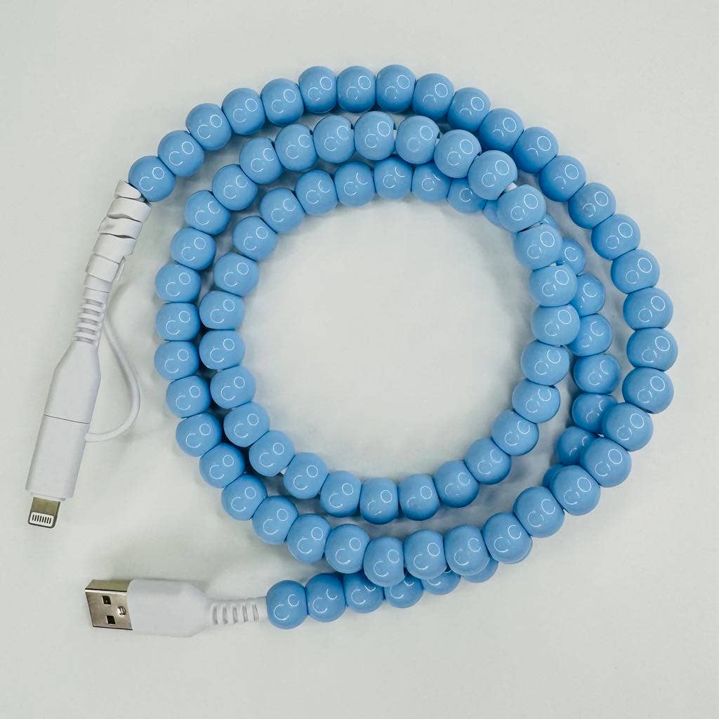 Dual Lightening Charging Cable Phone Chargers, USB: Pink