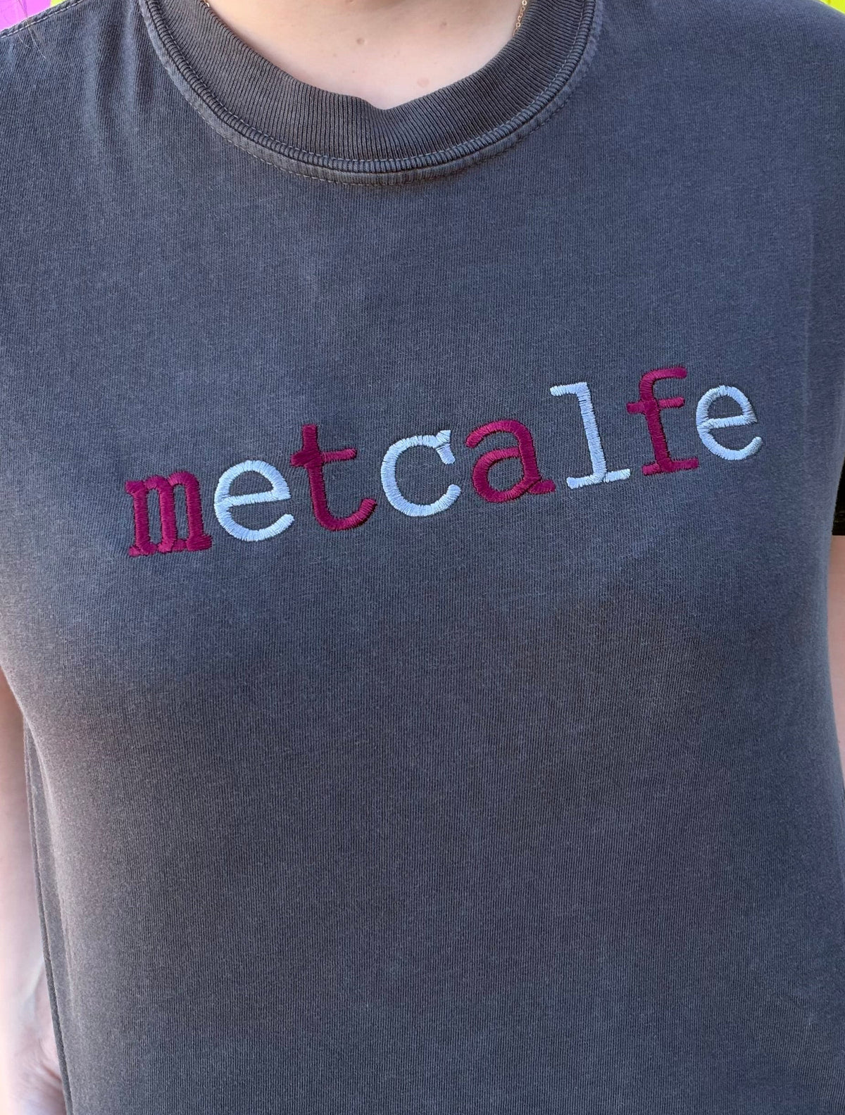 Metcalfe Embroidered Comfort Colors Tee