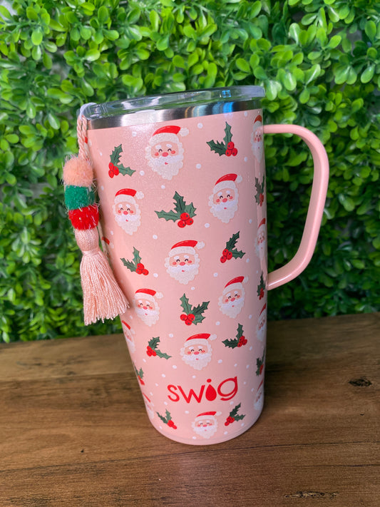 22oz Swig Travel Mug Holly Jolly