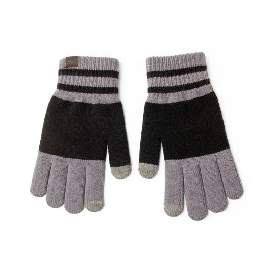 Men's Lodge Gloves Open Stock: Gray