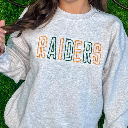 Raiders Spirit Stud Embroidered Sweatshirt