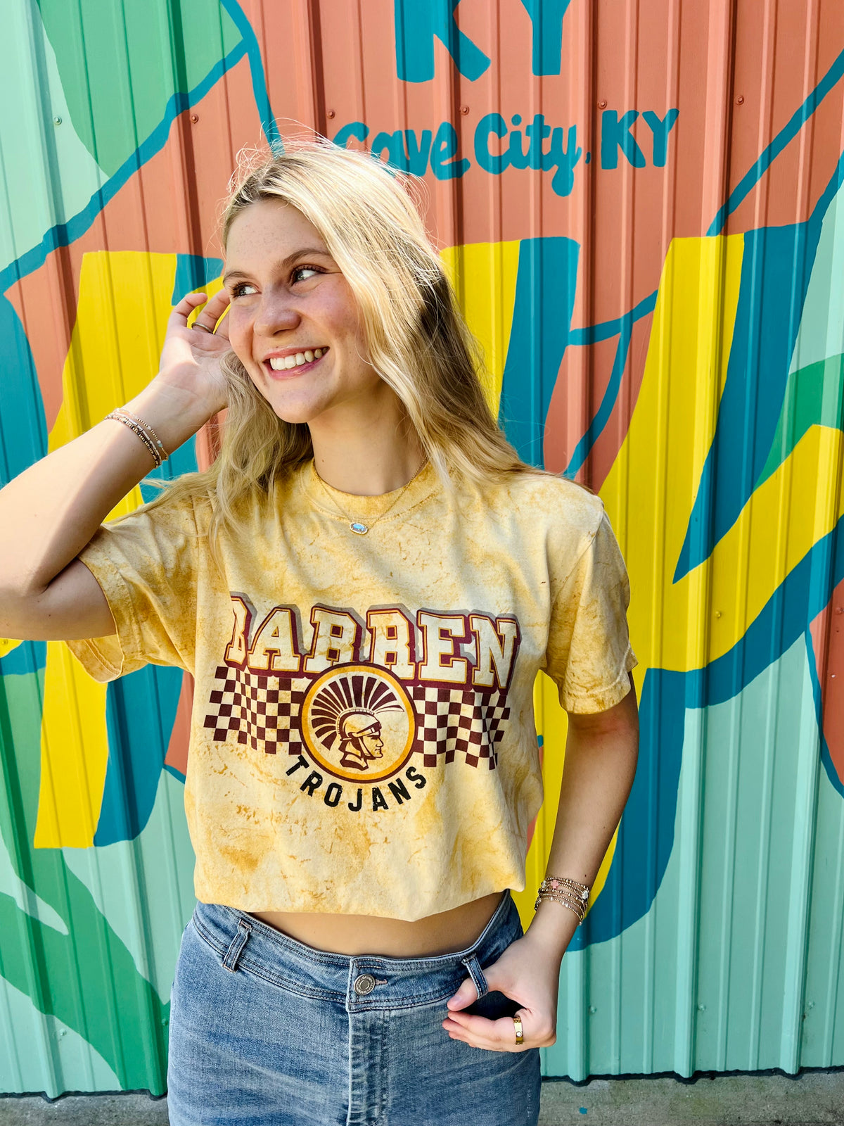 Barren Checker Logo Comfort Colors Tee