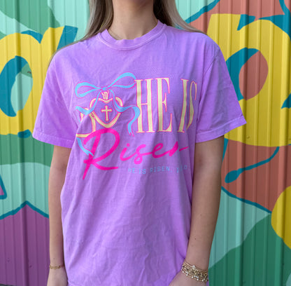 He is Risen Comfort Colors Tee