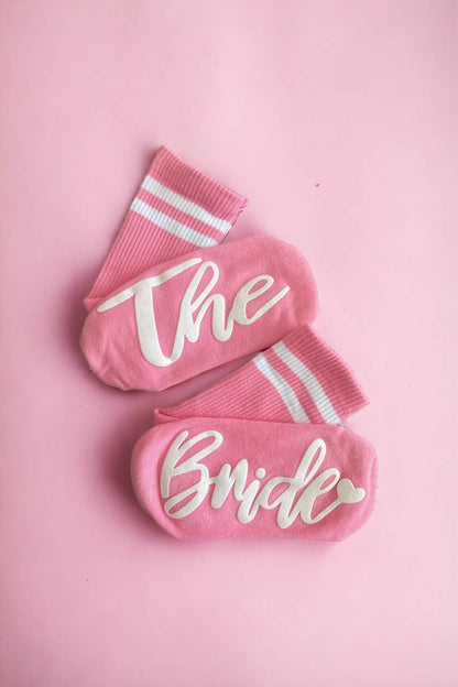 The Bride Socks, Bride Socks, Wedding Socks, Gift for Bride: Oatmeal