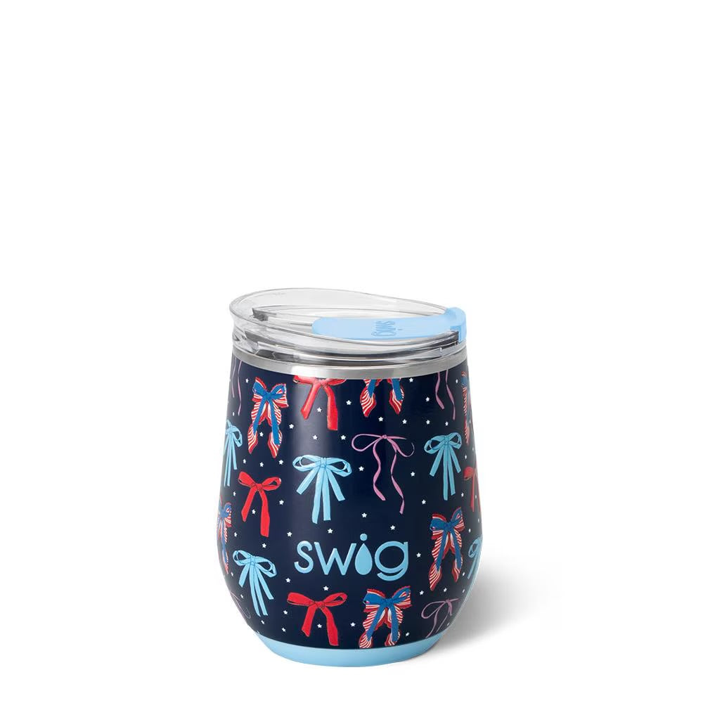 Miss Independence Swig Stemless Wine Cup 12oz