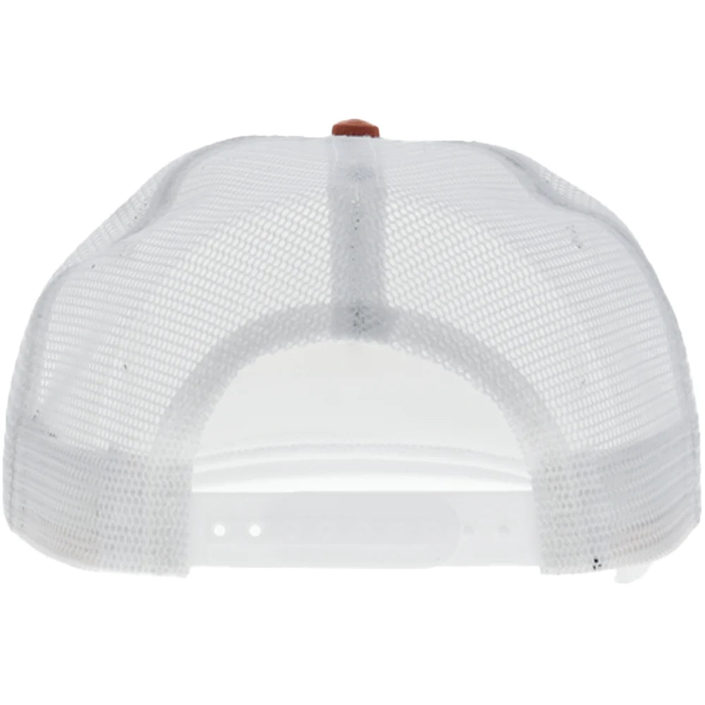 Hooey AMCC Trucker Snapback Hat - White/Orange