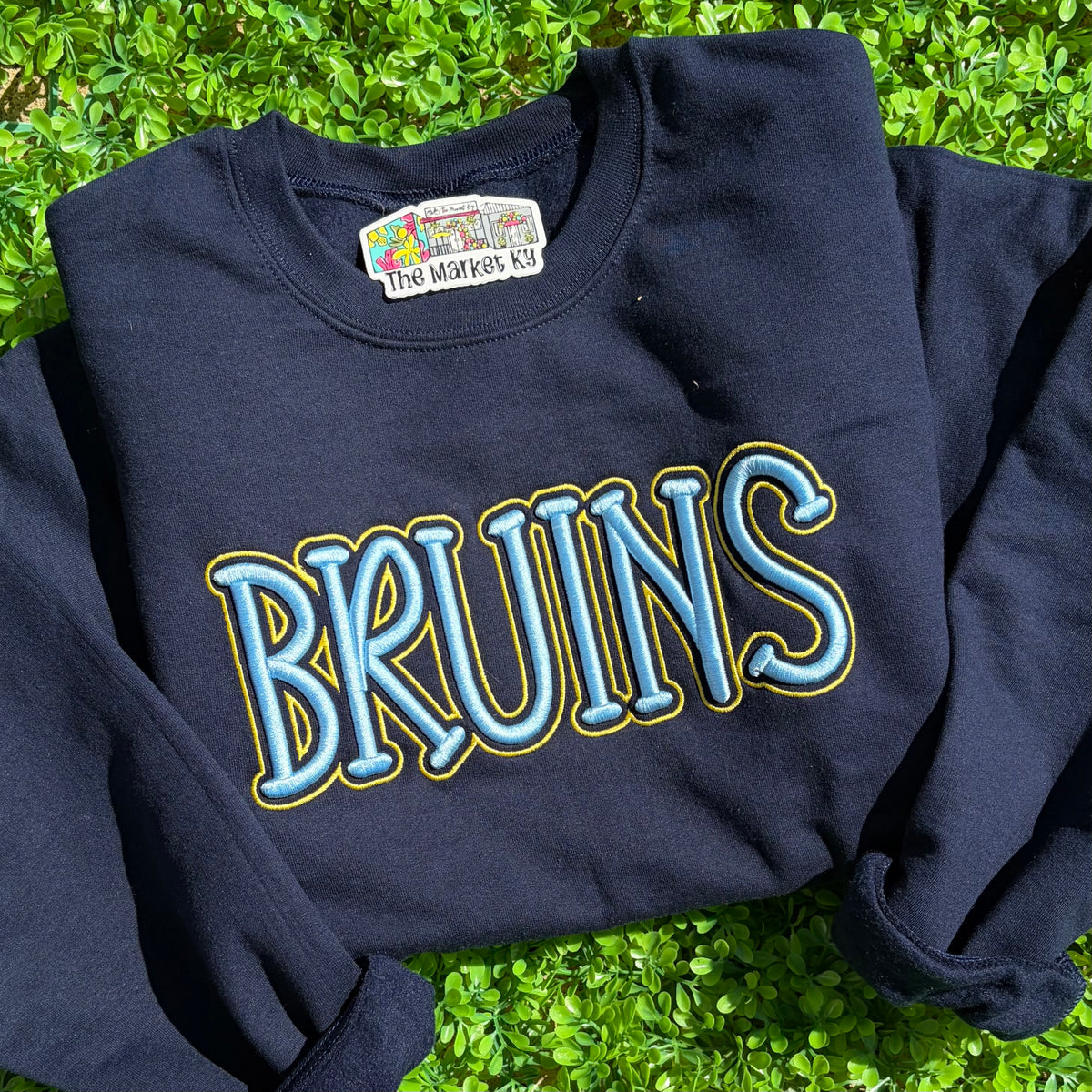 Bruins Puff Embroidered Sweatshirt