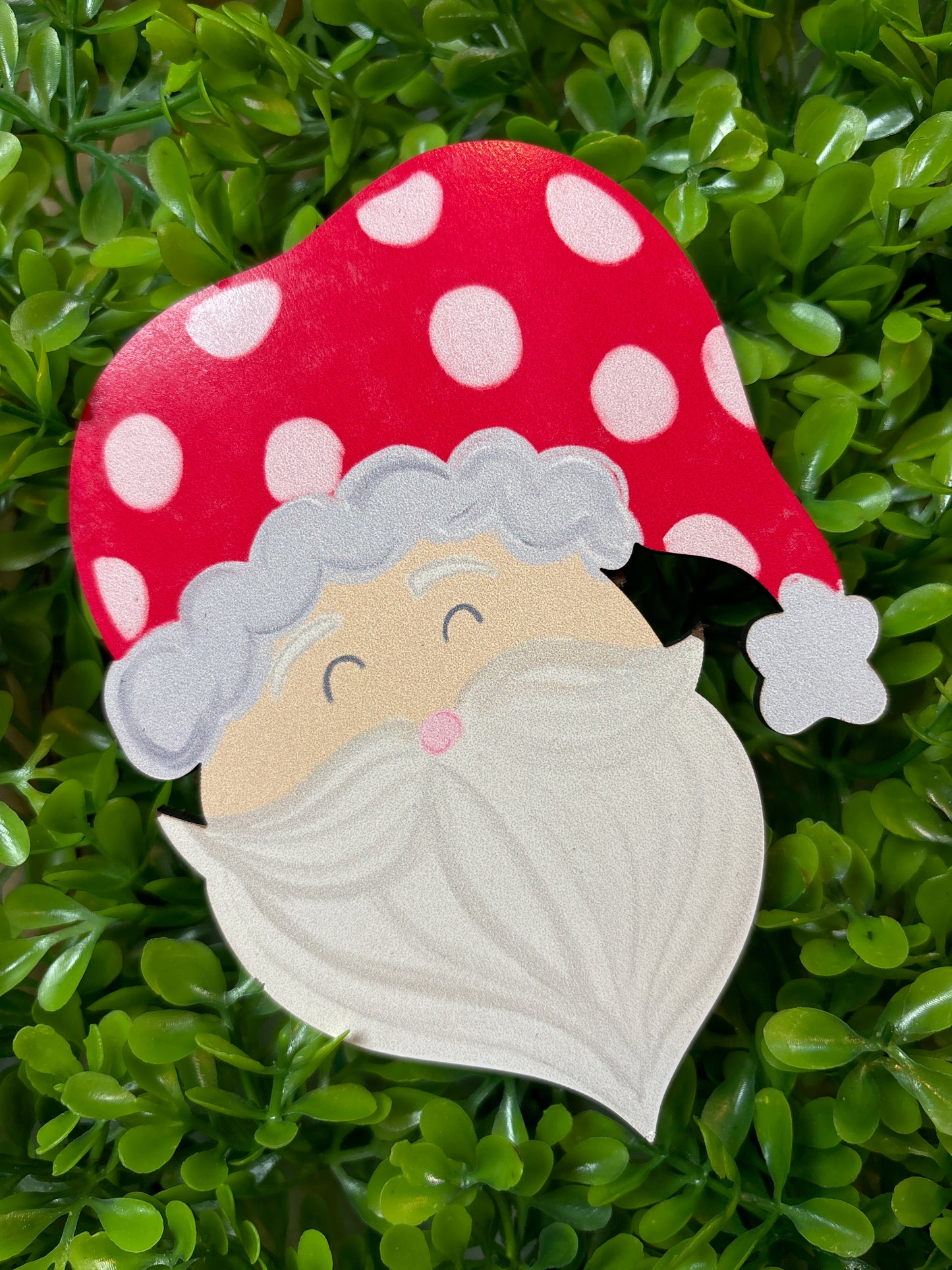 Santa with Polka Dot Hat Mini Attachment