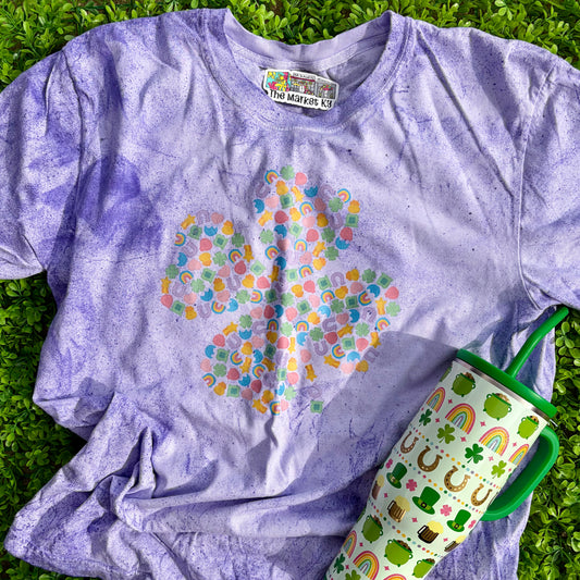 Lucky Marshmallows Purple Sandblast Comfort Colors Tee
