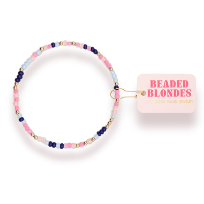 Delta Gamma Sprinkle Bracelet: Standard 6.75 inch