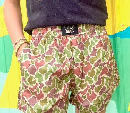 Lulu Mac Dark Camo Boxer Short