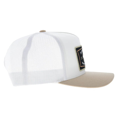 Hooey Men’s Rank Stock Trucker Hat - White/Tan