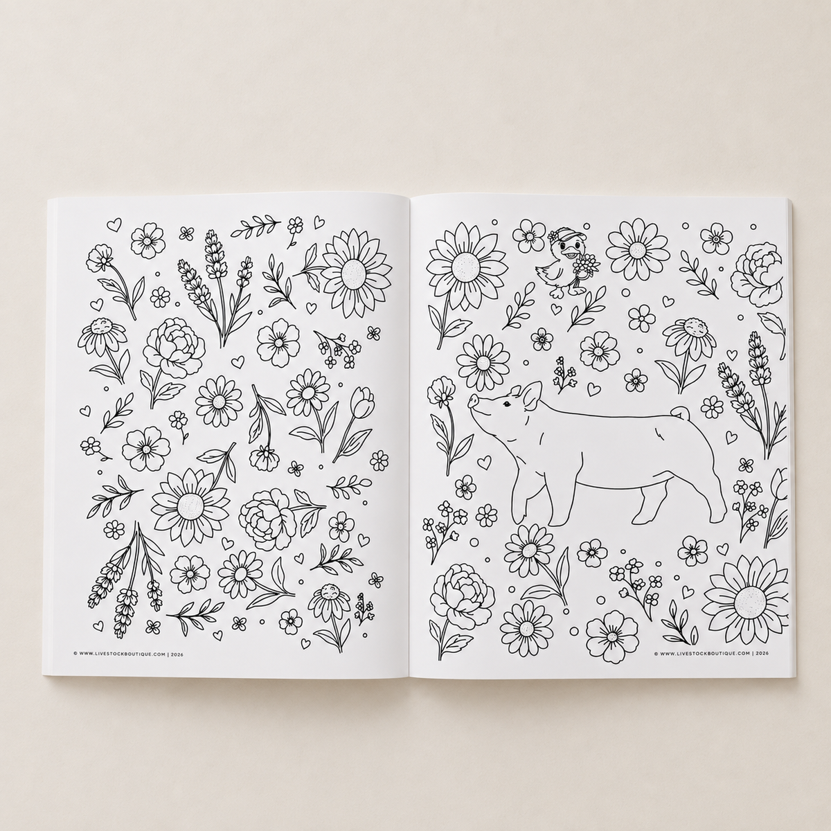 Little Stock Show Life: Going There with Hogs | Livestock Coloring Book for Kids
