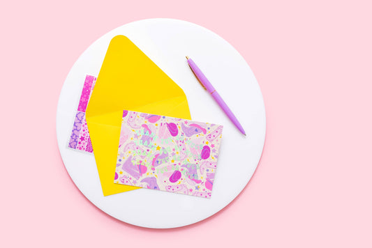 Boxed Notecard Set - Let's Go Girl - 10 Card Set