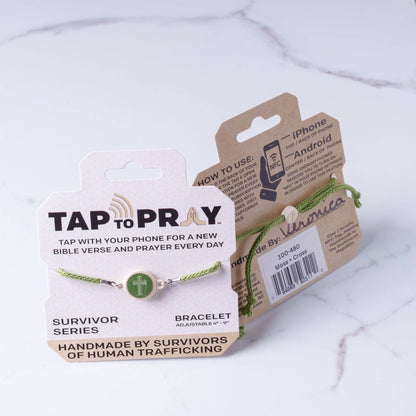 Tap To Pray® Survivor Series Bracelet: Lotus+ Cross