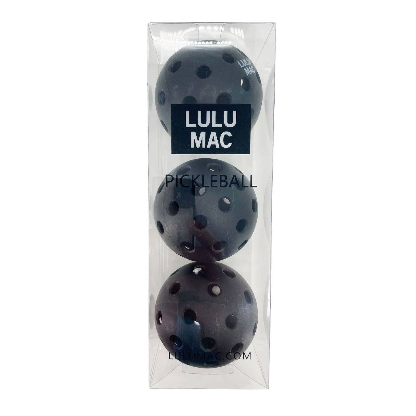Lulu Mac Black Pickleball Balls