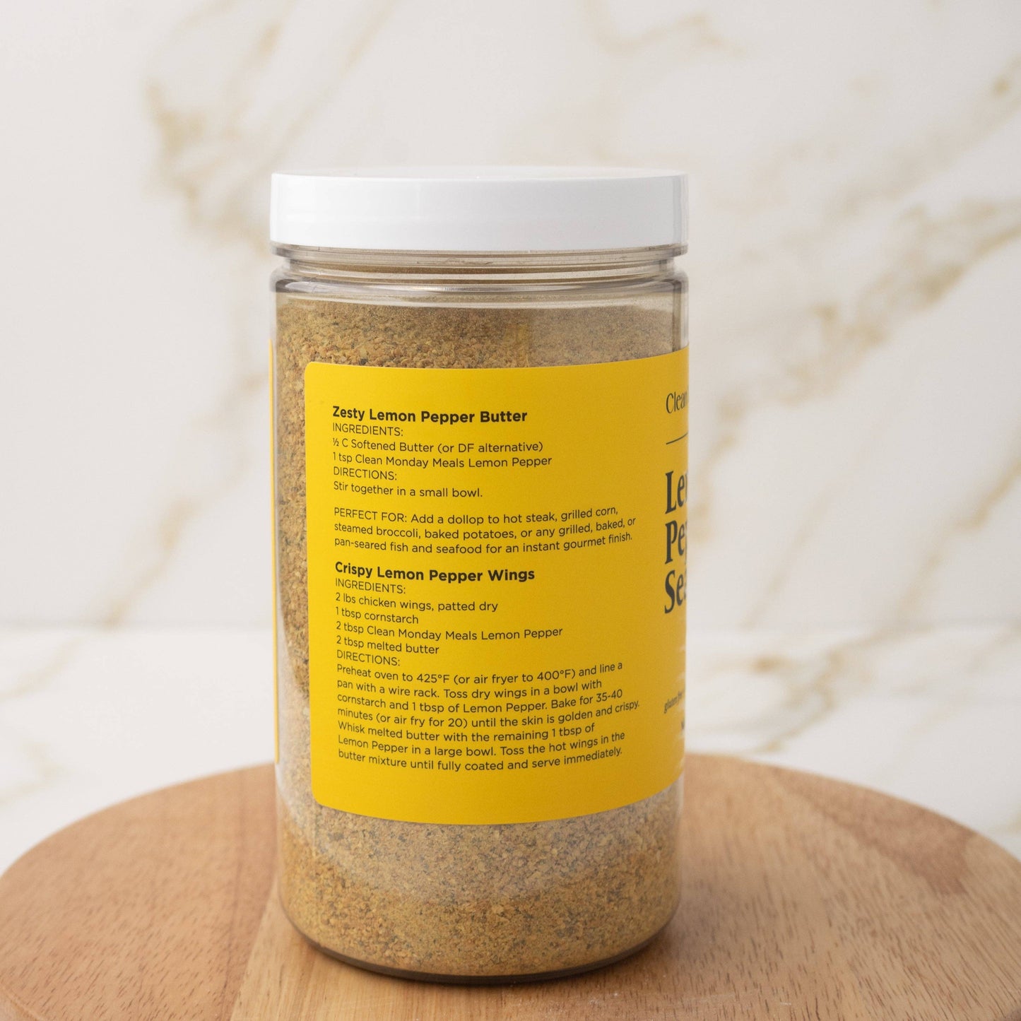 Lemon Pepper Seasoning: Standard-8oz