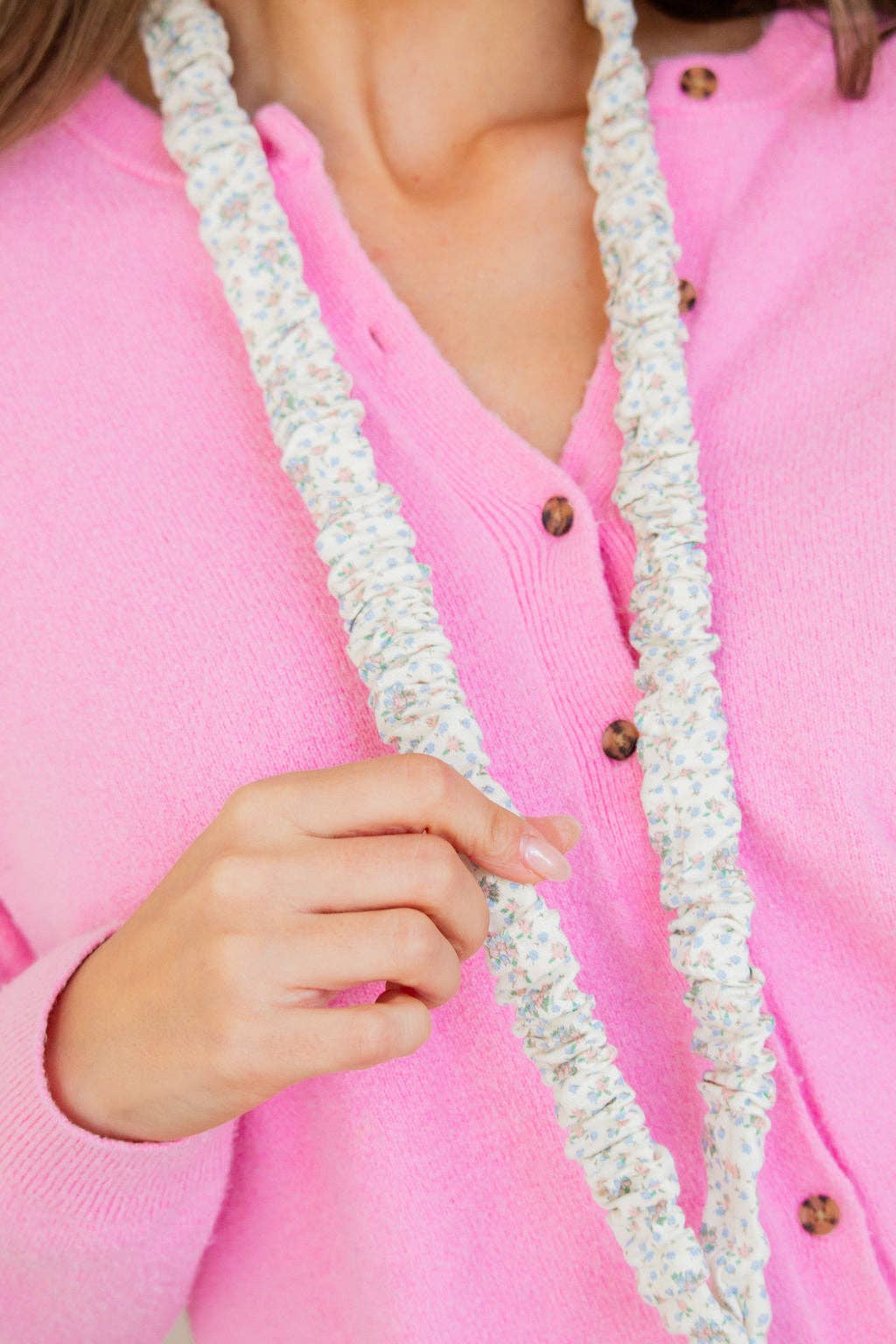 Spring Breakaway Lanyards: Blue Gingham