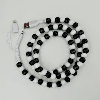 Dual Lightening Charging Cable Phone Chargers, USB: Pink