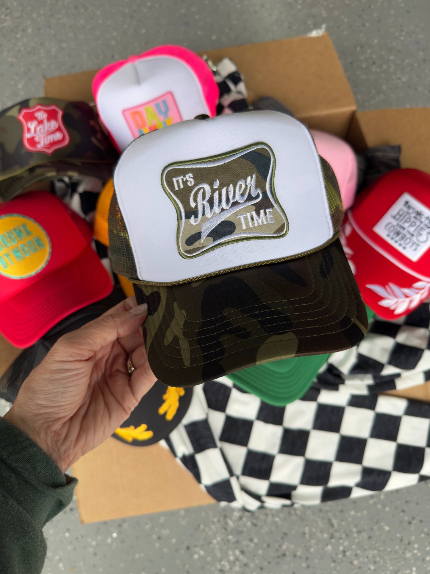 It’s River Time Foam Trucker Hat