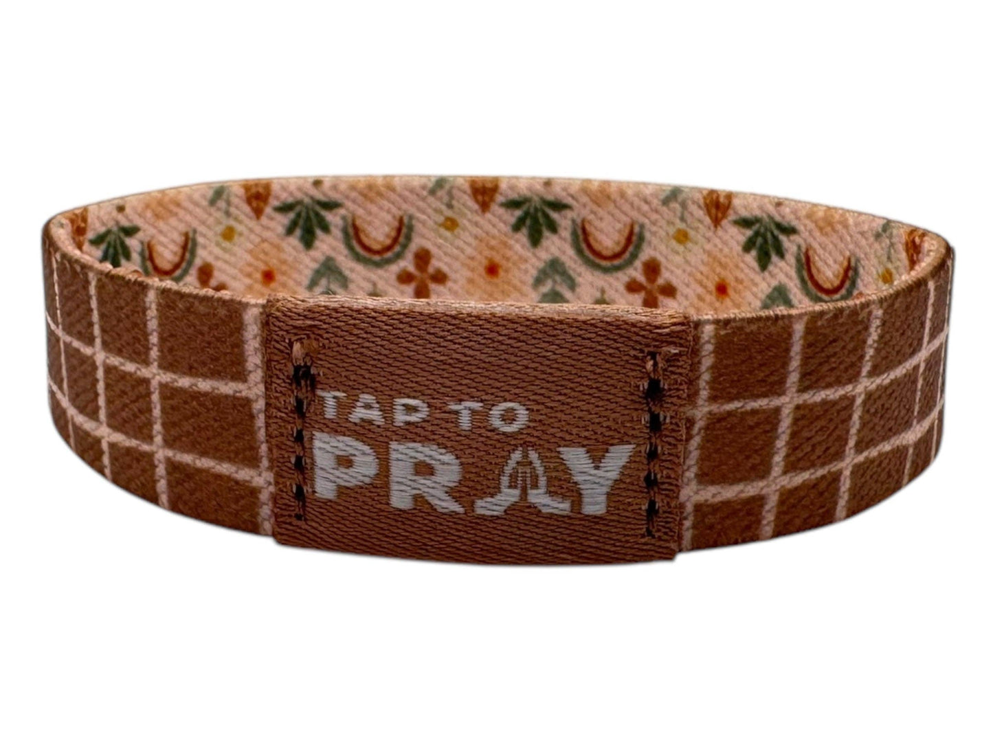 Tap To Pray™ Wristbands - Prairie &  Plaid: X-Small