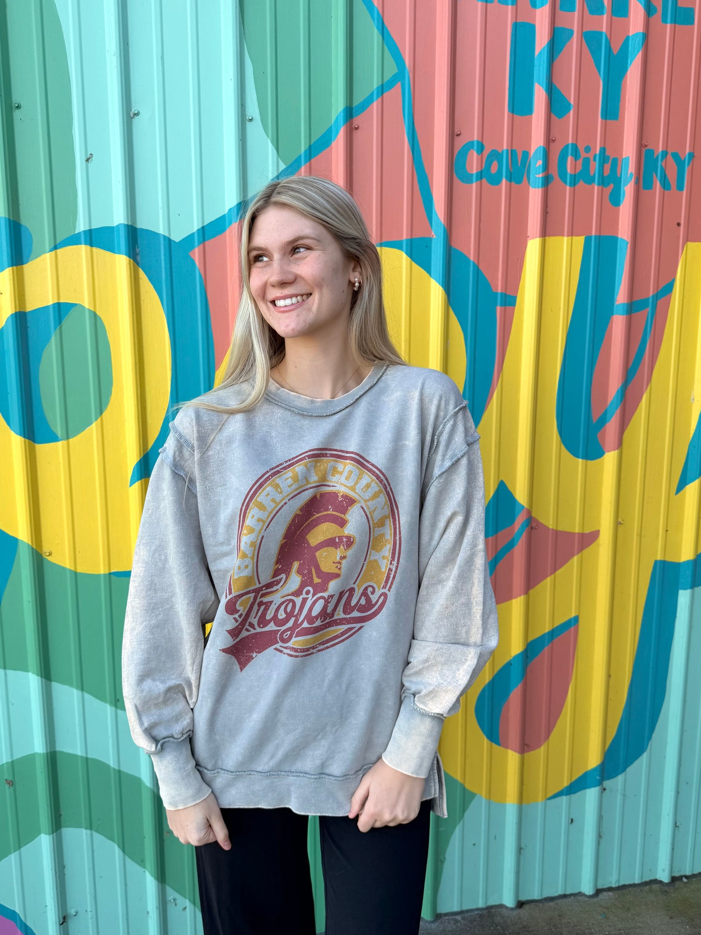 Trojans Raw Edge Sweatshirt