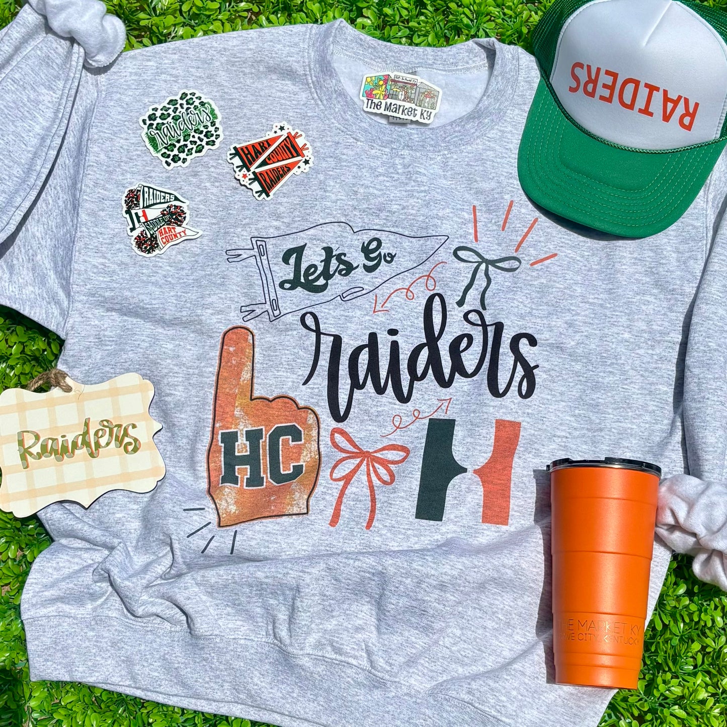 Let’s Go Raiders Collage Sweatshirt