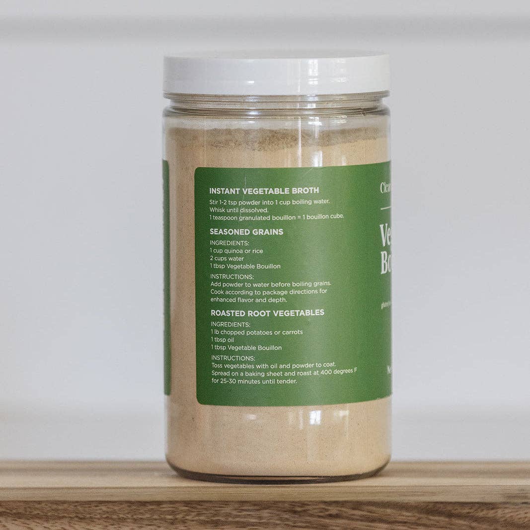 Vegetable Bouillon: 6 oz Standard