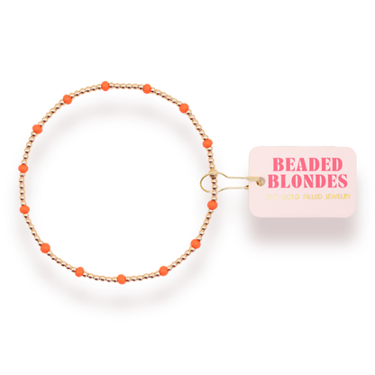 Orange Dainty Poppi Bracelet (Kids Size)