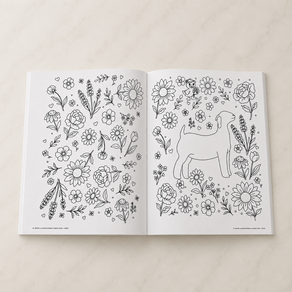 Little Stock Show Life: Going There with Goats | Livestock Coloring Book for Kids