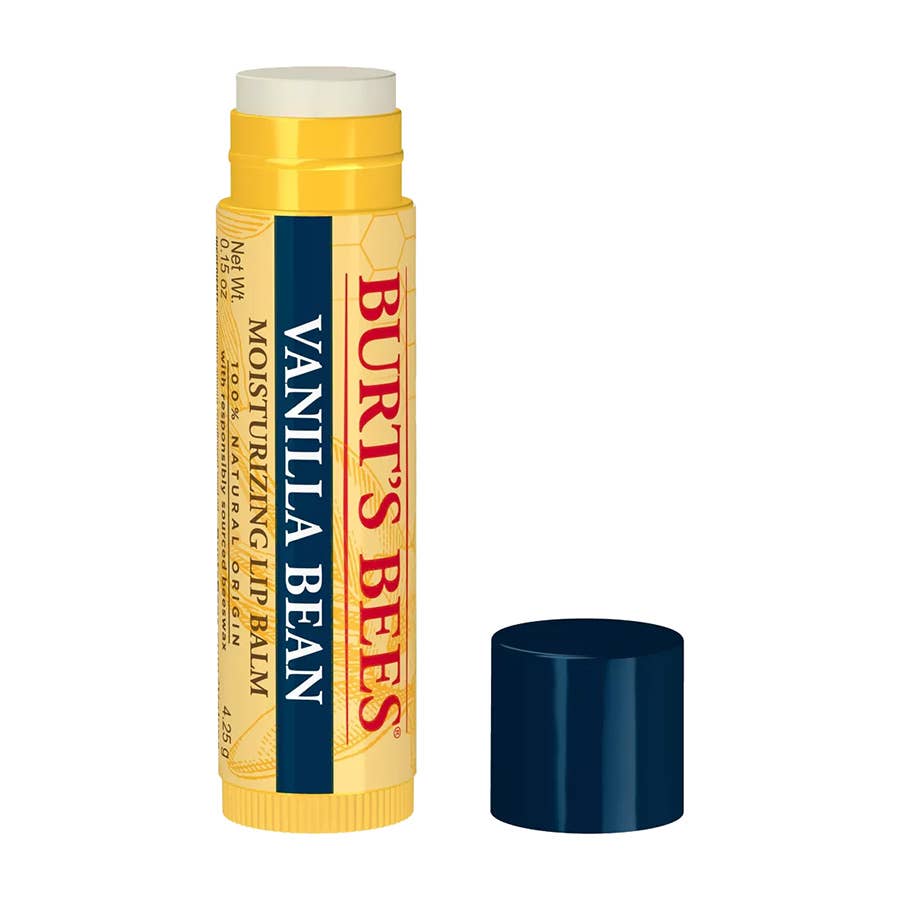 Vanilla Bean Lip Balm Display With Beeswax, 12 Count