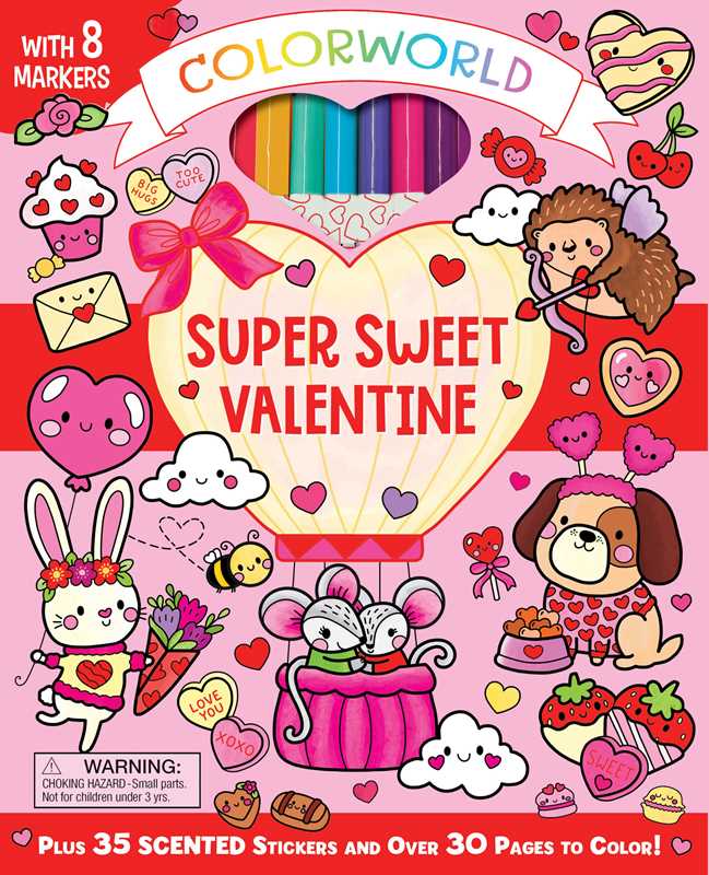 ColorWorld: Super Sweet Valentine by: Kit - Paperback; 64 pages / English