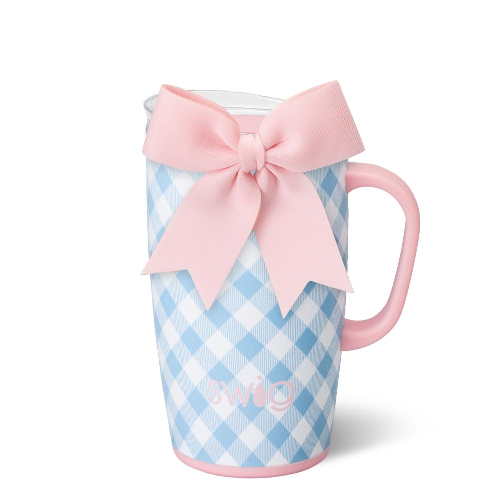 Gingham Swig Travel Mug