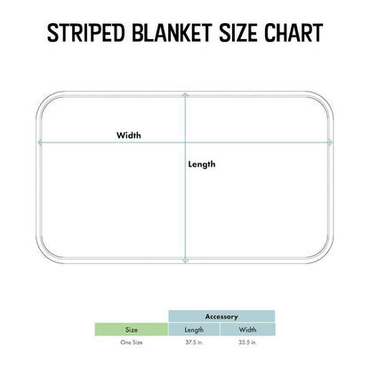 Kentucky Wildcats Striped Infant & Toddler Blanket: Royal Blue