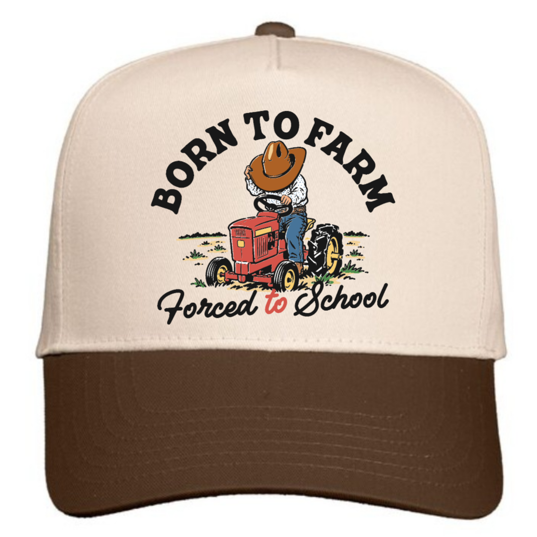 Born to Farm Forced to School Toddler’s/Boy’s Hat