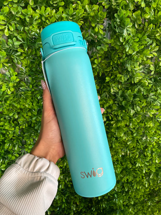 Swig Aqua Leakproof EZ Fill Bottle 22oz