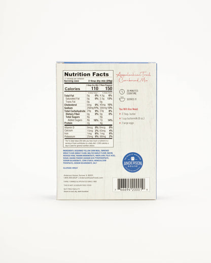 Appalachian Trail Cornbread Mix