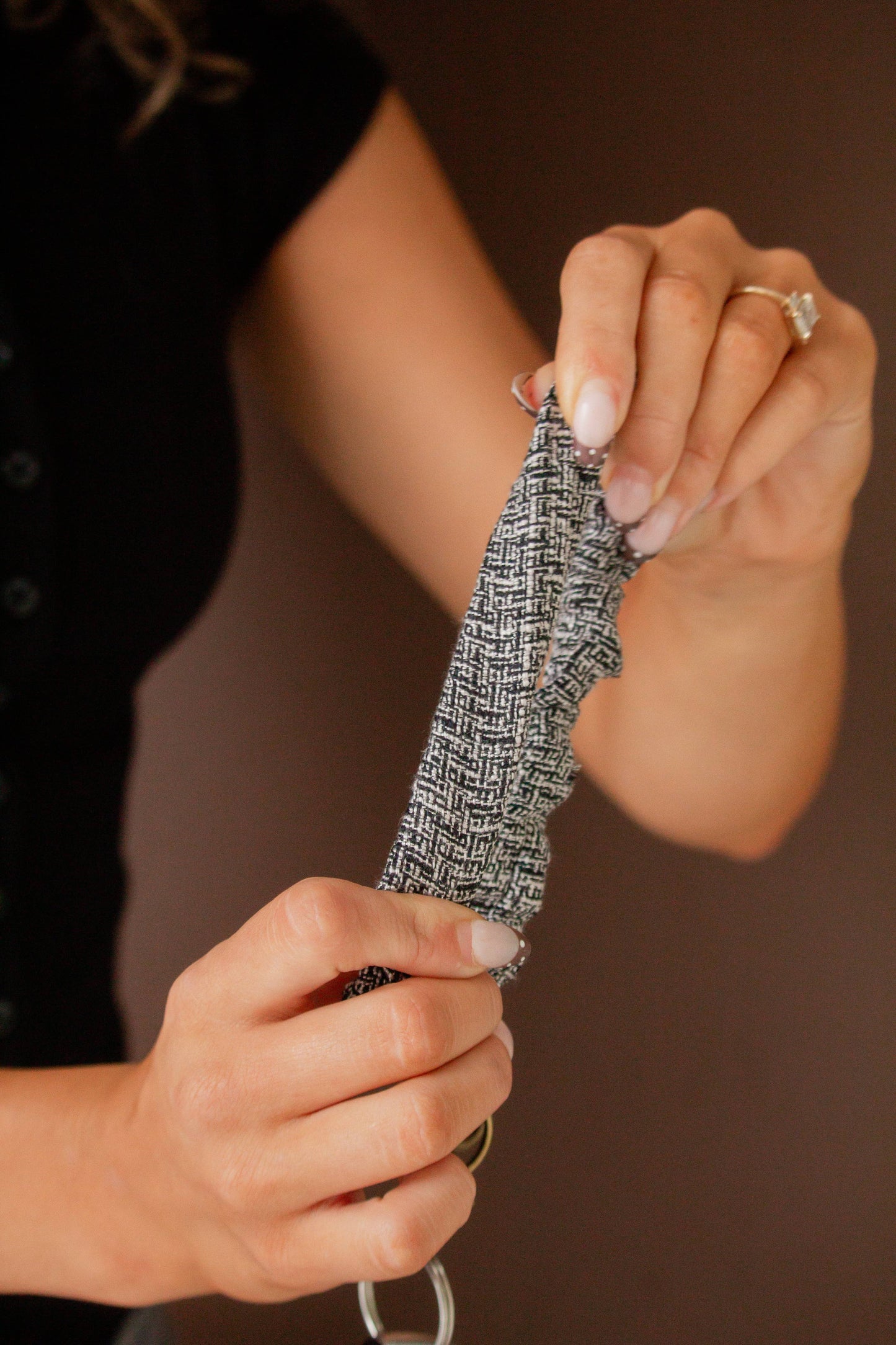 Salt and Pepper Keychain