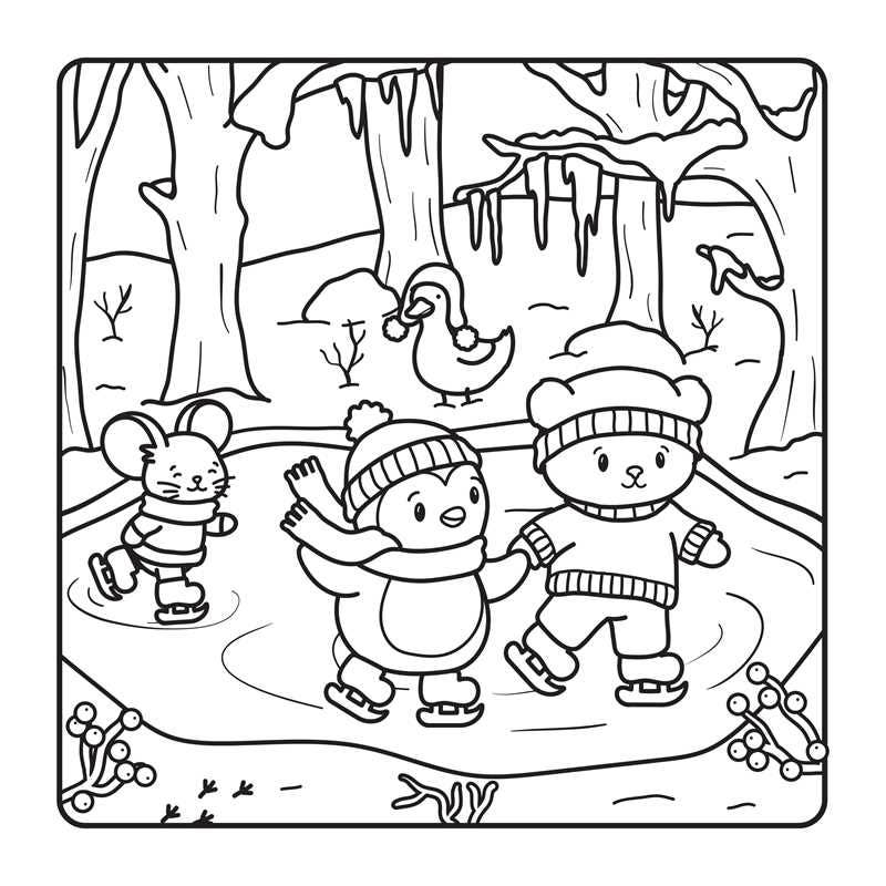 Snuggly Winter Coloring Book by: Paperback; 96 pages / English