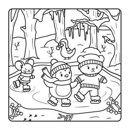 Snuggly Winter Coloring Book by: Paperback; 96 pages / English