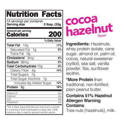 Cocoa Hazelnut High Protein Spread