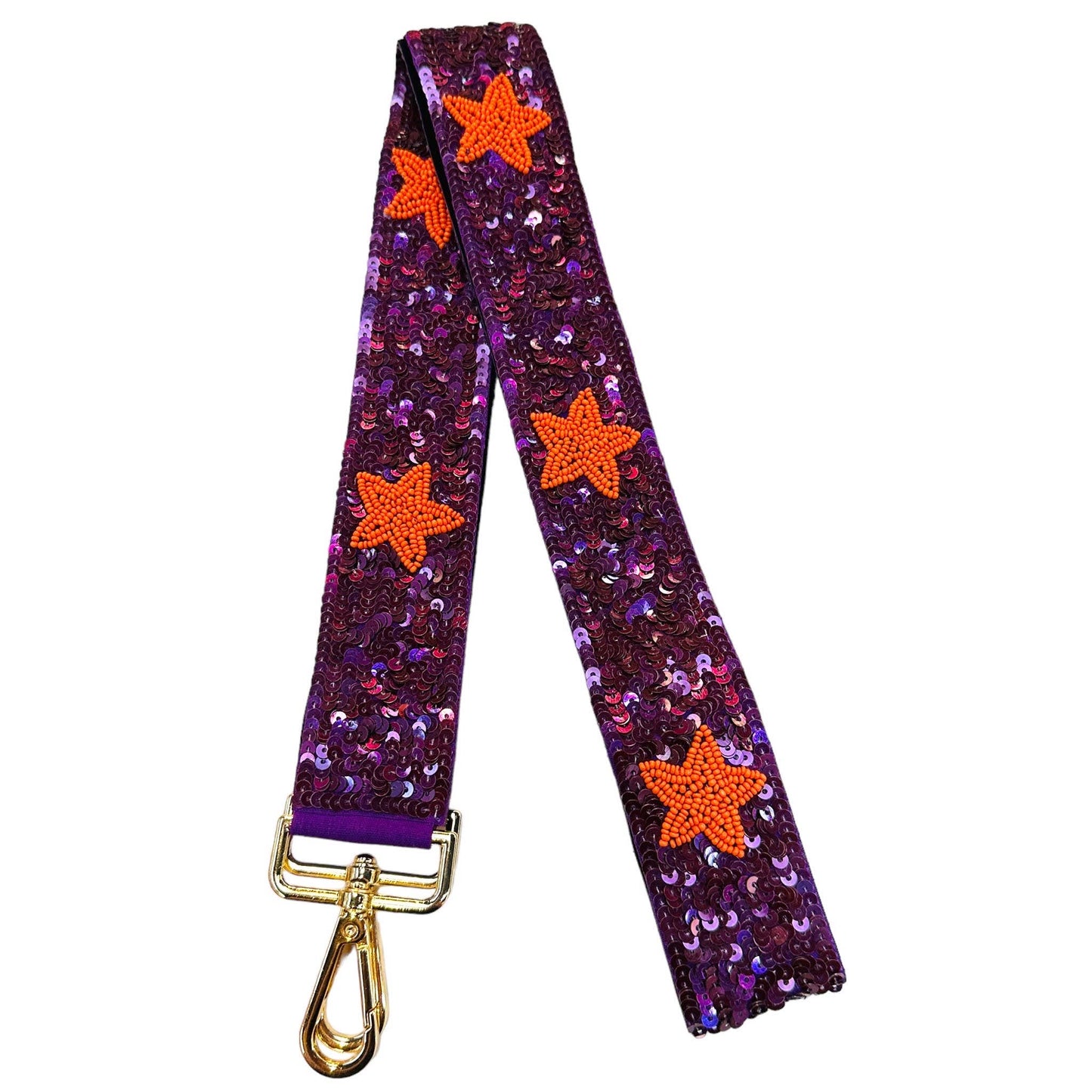 Game Day Star Sequin Straps : Red/black